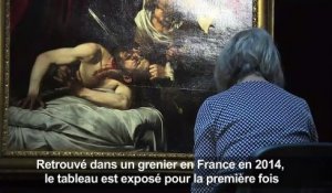 Un tableau perdu attribué au Caravage présenté à Londres