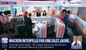 L'édito de Christophe Barbier: Macron interpellé par une gilet jaune