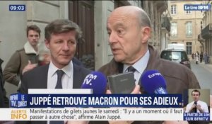 Alain Juppé "est très impressionné par la capacité d'écoute d'Emmanuel Macron"