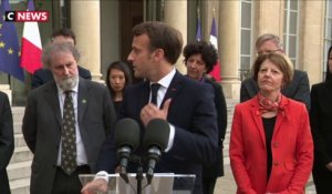 Emmanuel Macron sur la biodiversité : «100% de plastique recyclé d'ici 2025»