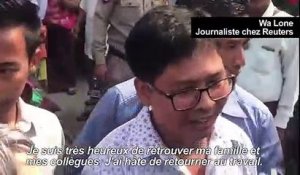 La Birmanie libère deux journalistes de Reuters