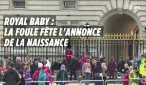 Royal baby : la foule célèbre l'annonce de la naissance du fils de Meghan et Harry