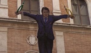 Une oeuvre de Street art prend pour modèle le Premier ministre Italien