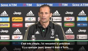 Juventus - Allegri : "Je suis profondément lié à la Juventus"