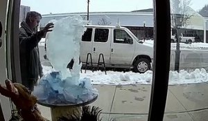 Sculpture de glace Fail