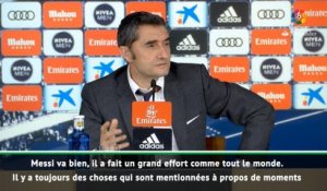 26e j. - Valverde donne des nouvelles de Messi