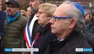Alsace : près de 400 personnes réunies au cimetière juif de Quatzenheim