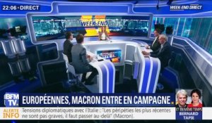 Élections européennes: Emmanuel Macron entre en campagne