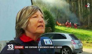Espagne : une centaine d'incendies dans le nord du pays