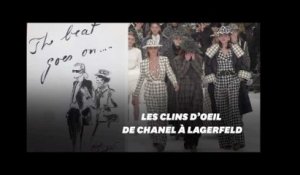Karl Lagerfeld honoré par Chanel à la Fashion Week de Paris