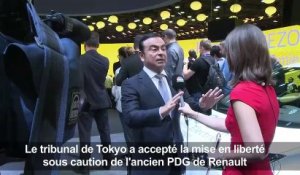 Ghosn:libération sous caution autorisée, le procureur fait appel