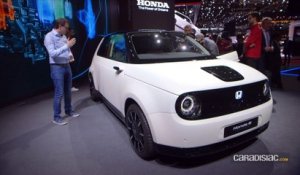 Honda e-prototype : craquante - Vidéo en direct du salon de Genève 2019