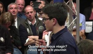Grand débat: Macron interpellé par des enfants sur l'écologie