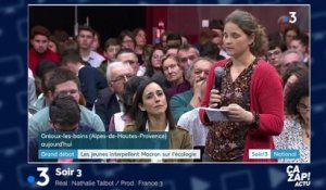 Un collégien interpelle Macron sur l'écologie - ZAPPING ACTU DU 08/03/2019