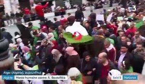 Algérie : une marée humaine contre Abdelaziz Bouteflika