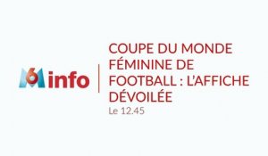 Coupe du monde féminine de football : l'affiche dévoilée