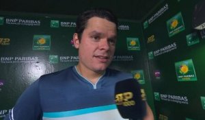 Indian Wells - Raonic : "Une bonne expérience"