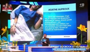 Cyril Hanouna donne des nouvelles d'Agathe Auproux - Touche pas à mon poste mardi 12 mars