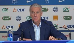 Bleus - Deschamps : "Pavard est d'abord sélectionné en tant que latéral droit"