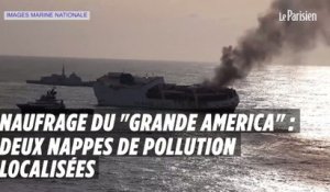 Naufrage "Grande America" : deux nappes de pollution localisées