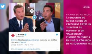 Nicolas Dupont-Aignan viré de C à Vous : Patrick Cohen réagit à leur clash