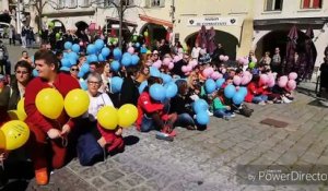 Un lâcher de ballon pour rendre hommage au jeune Lucas Tronche