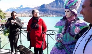 Annecy (Haute-Savoie) : pleine lumière sur le carnaval vénitien