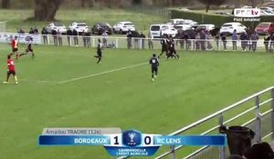 Coupe Gambardella-Crédit Agricole, 1/4 de finale - Bordeaux - Lens (1-0) , le résumé I FFF 2018-2019