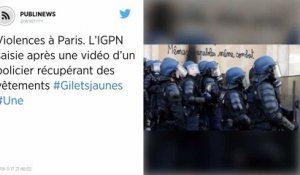 Violences à Paris. L’IGPN saisie après une vidéo d’un policier récupérant des vêtements