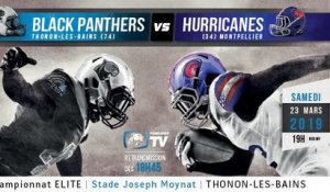 Elite 2019 - Journée 6 - Black Panthers vs Hurricanes