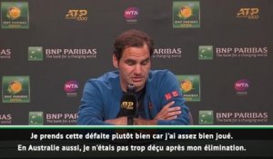 Indian Wells - Federer, la positive attitude