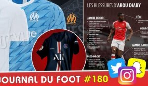 Nouveaux maillots OM et PSG ? Abou DIABY prend sa retraite, BENZEMA se confie, NEYMAR chez SFR