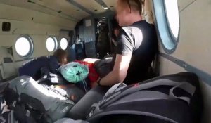 Un touriste filme le crash d'un hélicoptère vu de l'intérieur !