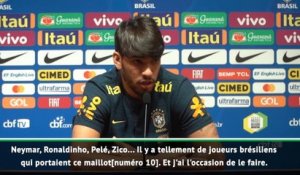 Brésil - Paqueta : "Neymar, Ronaldinho, Pelé, Zico...le numéro 10 a une grande importance"