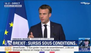 "Sur ce sujet, j'ai vu beaucoup de mauvaise foi." Emmanuel Macron défend la mobilisation de militaires de Sentinelle samedi