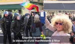 Enquête ouverte à Nice après la blessure d'une manifestante