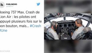 Boeing 737 Max. Crash de Lion Air : les pilotes ont appuyé plusieurs fois sur le bon bouton, mais…
