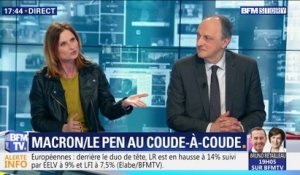 Européennes: Emmanuel Macron et Marine Le Pen au coude-à-coude (1/2)