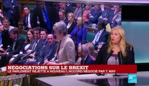 Brexit : l'accord de retrait rejeté une troisième fois par les députés britanniques