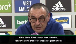 32e j. - Sarri : "Nous avons été chanceux"