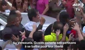 Venezuela: Guaido exhorte ses partisans à agir pour leur liberté