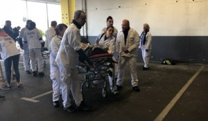 Exercice attentat à la Brest Arena: le poste médical avancé