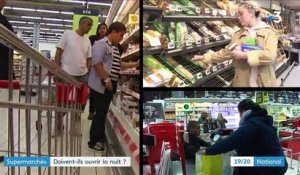 Commerce : vers une ouverture des supermarchés la nuit ?