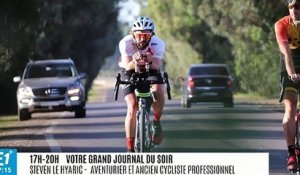 Le défi fou du cycliste Stéven Le Hyaric contre la désertification : "Poser des roues sur des univers qui ne sont pas fait pour un humain"