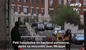Foot: Pelé hospitalisé à Paris après sa rencontre avec Mbappé