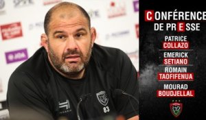 Conférence de presse d'avant-match J21 Toulon-Toulouse