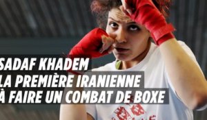 Sadaf va devenir la première Iranienne à disputer un combat de boxe