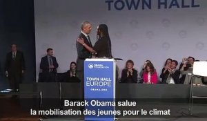 Berlin: Obama soutient la mobilisation des jeunes pour le climat