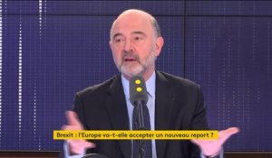 Brexit : Pierre Moscovici a "l'intuition" qu'il n'y aura pas de "no deal" le 12 avril