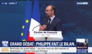 "Ces trois mois ont été intenses.": Édouard Philippe tire les conclusions du grand débat national